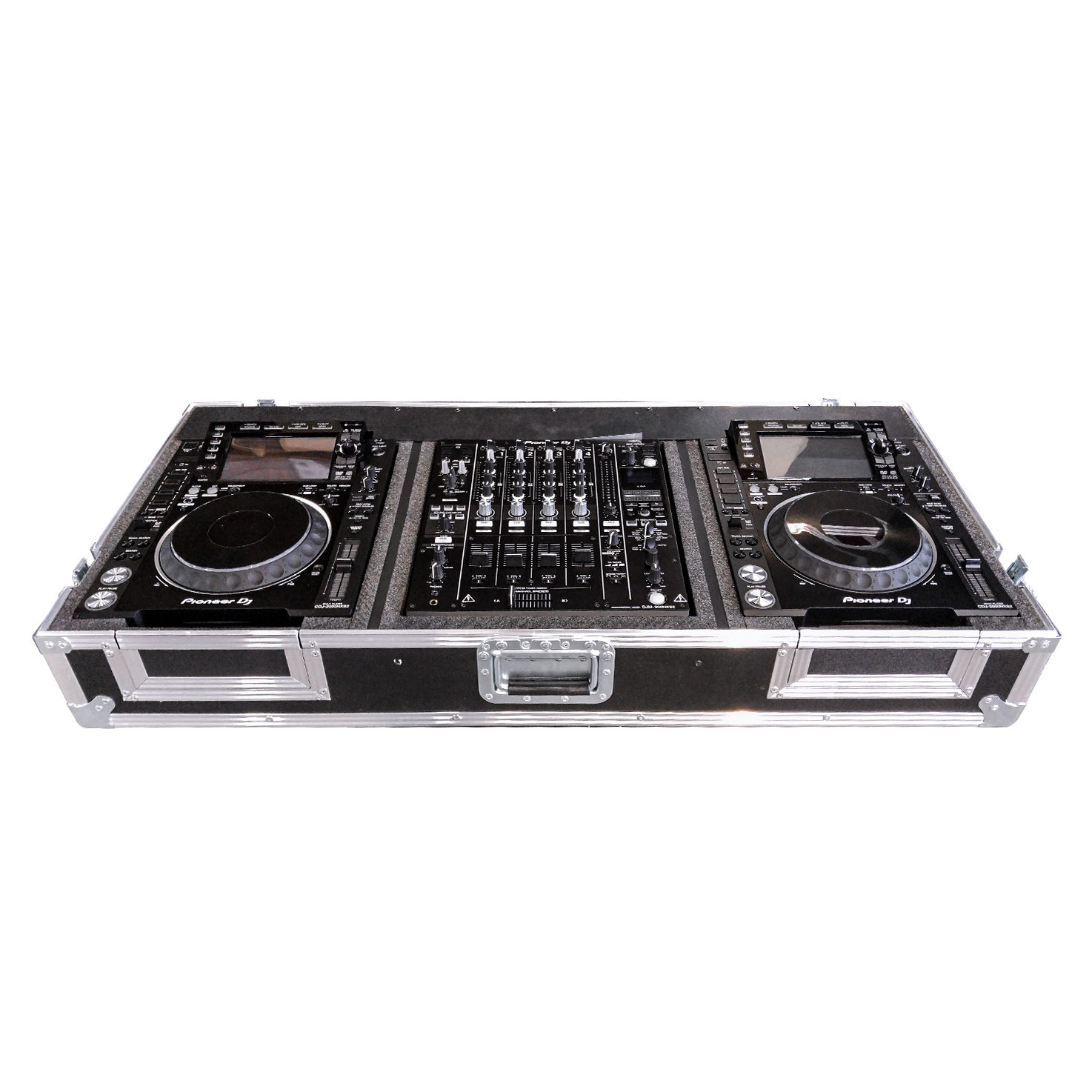 Coffre pour (2) CDJ-2000NXS2 et (1) DJM-900NXS2 de Pioneer