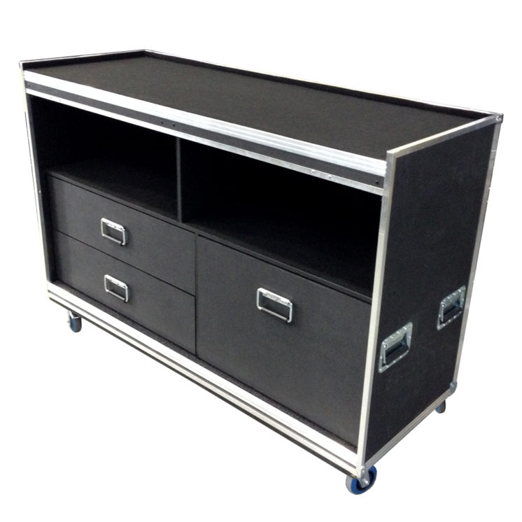 Workstation case with drawers and door | Code: WORKSTATION-CASE-3-en