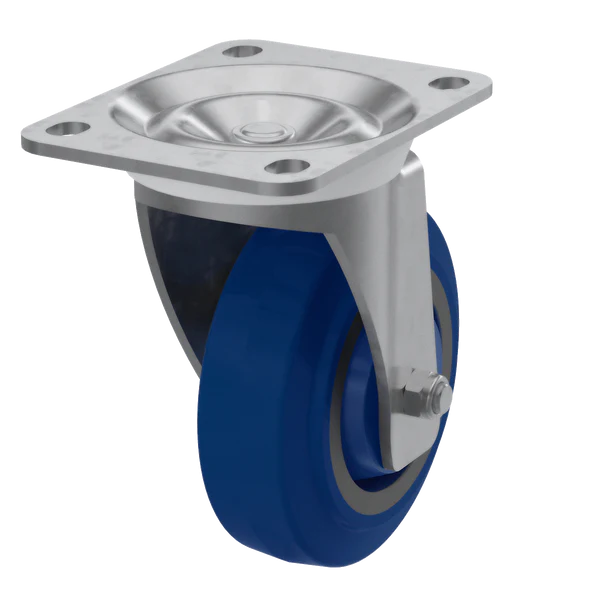 4″ Blue Swivel Caster