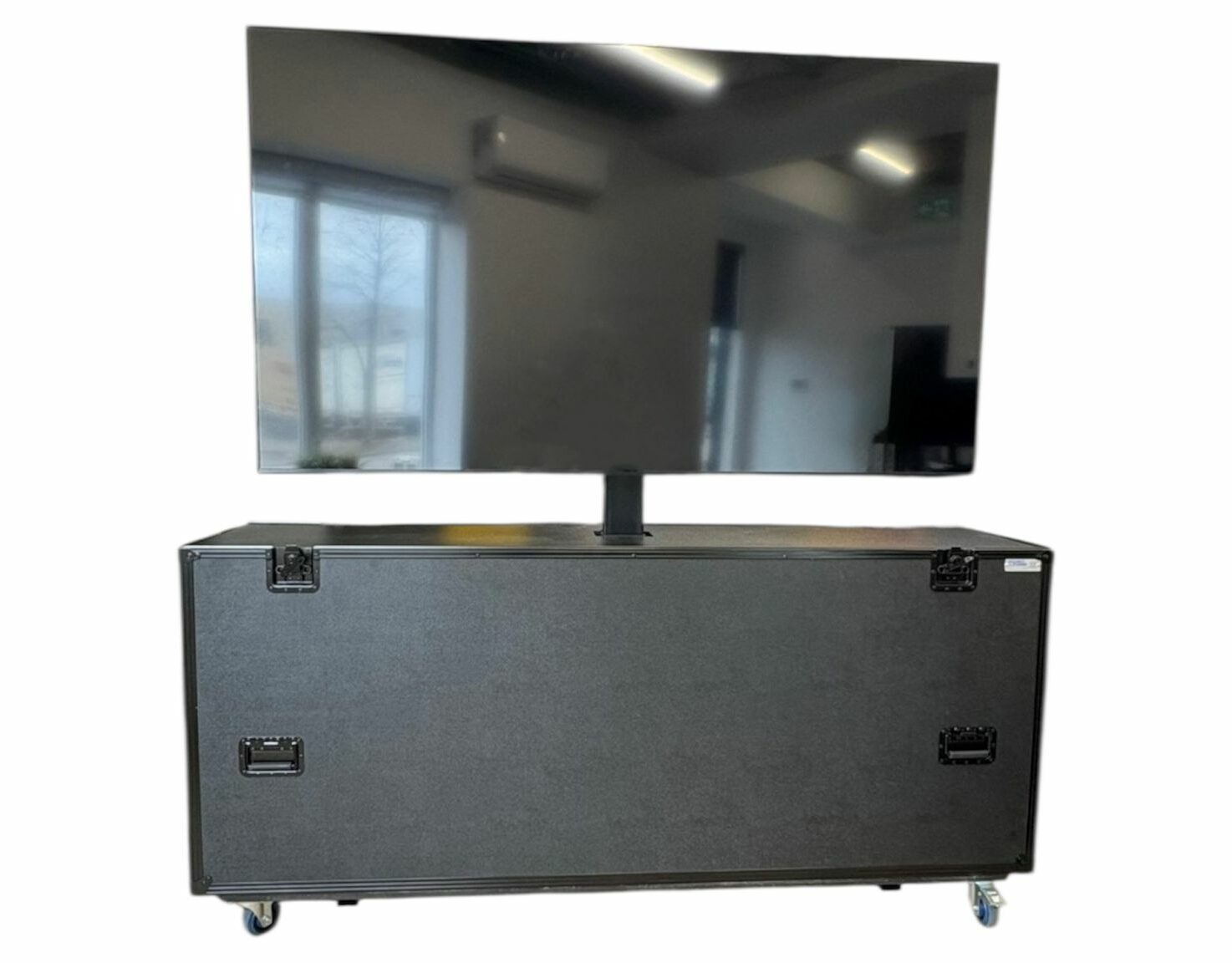 TV case with integrated lift system