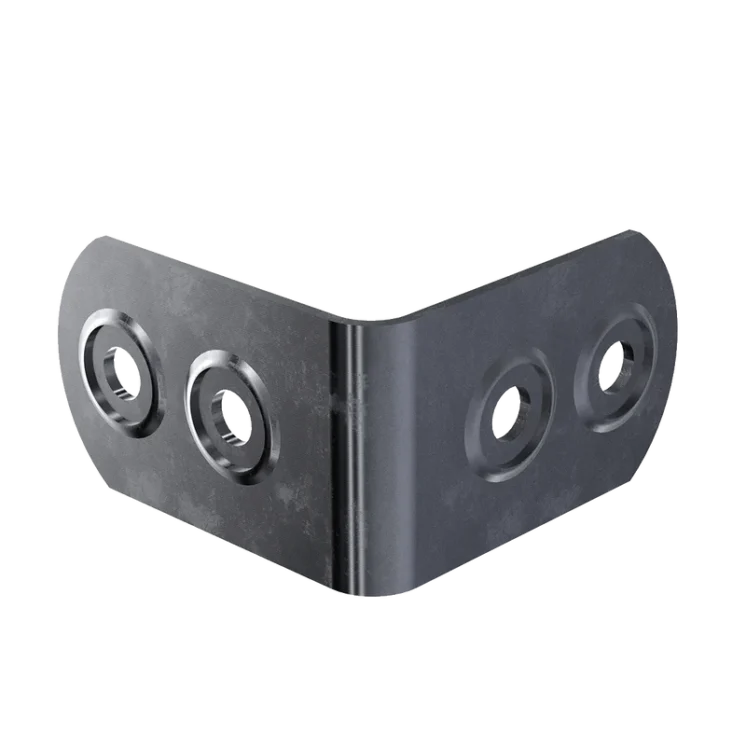 ÉQUERRE STD 1/4&Prime; 4 TROUS 1703 ZN | Code : 004-1703800