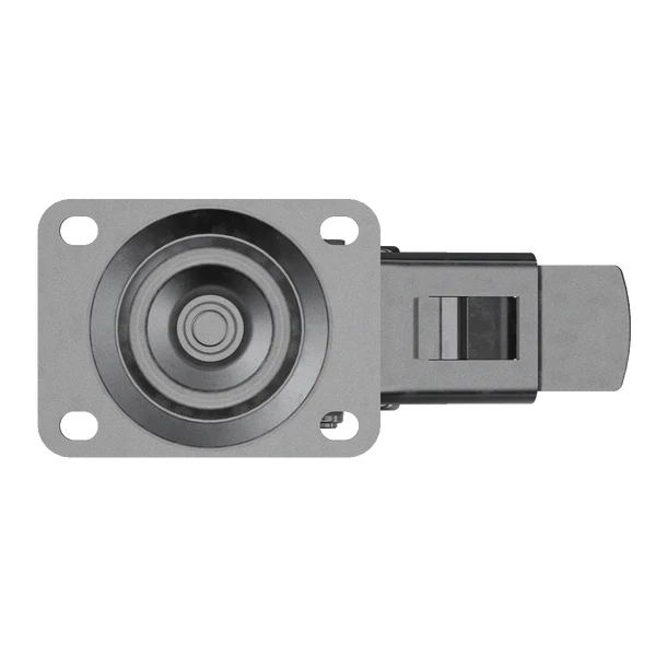 Roue bleu 4&Prime; avec frein