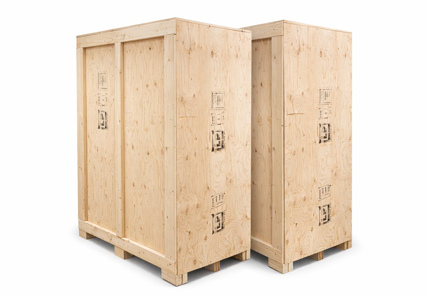 Caisses en bois sur mesure conformes aux exigences d’expédition