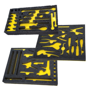 Exemple de découpe de mousse jet d&rsquo;eau