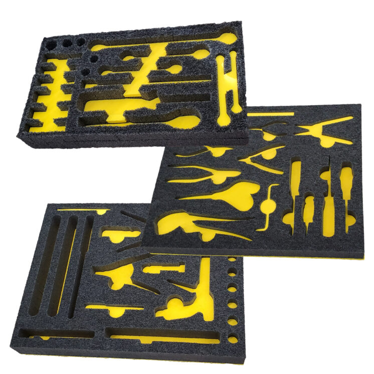 Exemple de découpe de mousse jet d&rsquo;eau | Code : FOAM-CUTTING-DEMO-2