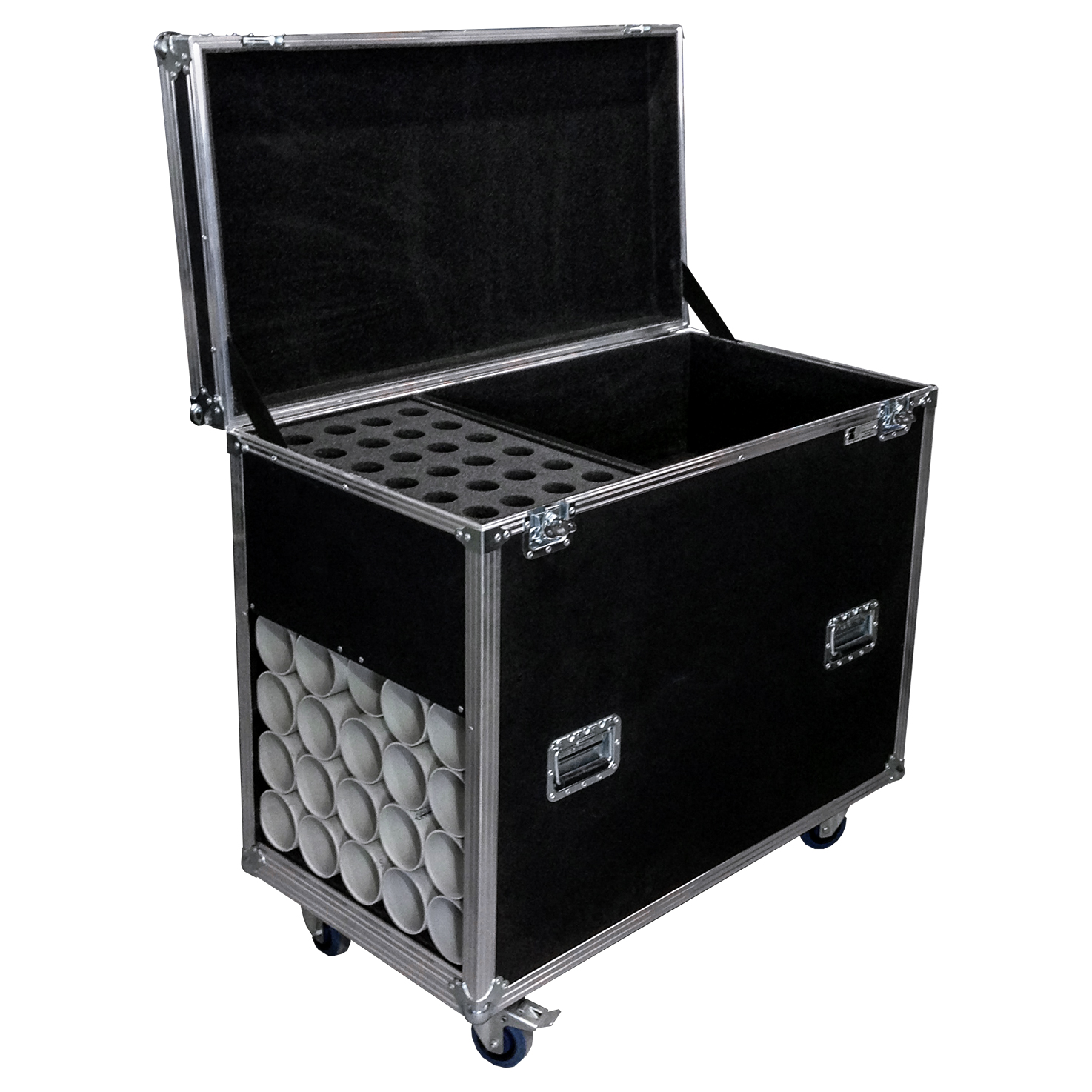 Coffre pour 20 pieds ET 24 microphones