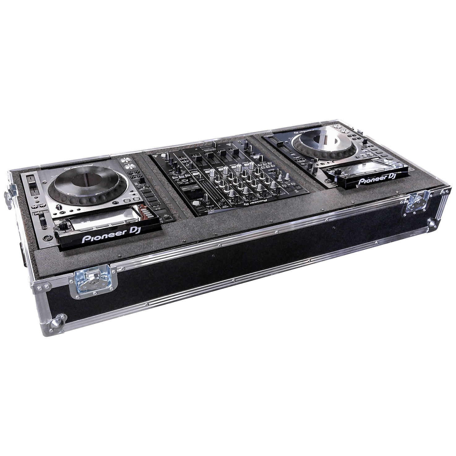 Coffre pour (2) CDJ-2000NXS2 et (1) DJM-900NXS2 de Pioneer