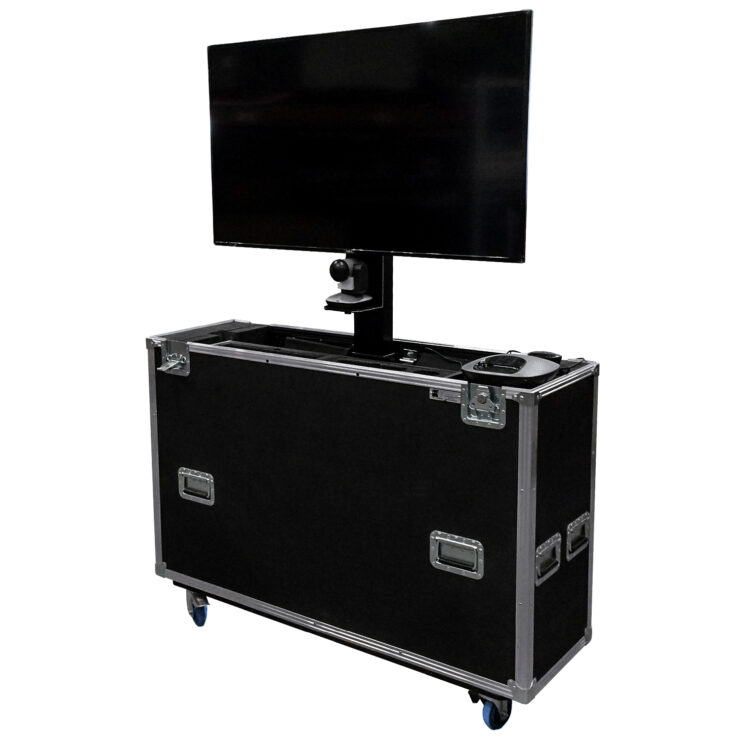 Coffre pour écran Plasma / LCD 42&Prime; TV avec lift électricque | Code : PLASMA-LCD-LIFT-CASE