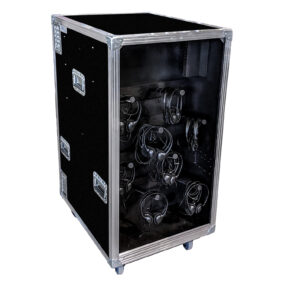 Coffre pour matériel audio de traduction simultanée