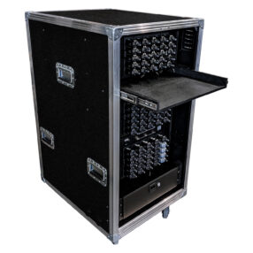 Coffre pour matériel audio de traduction simultanée