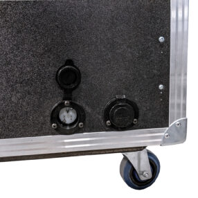 Coffre pour matériel audio de traduction simultanée