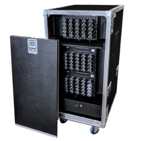 Coffre pour matériel audio de traduction simultanée