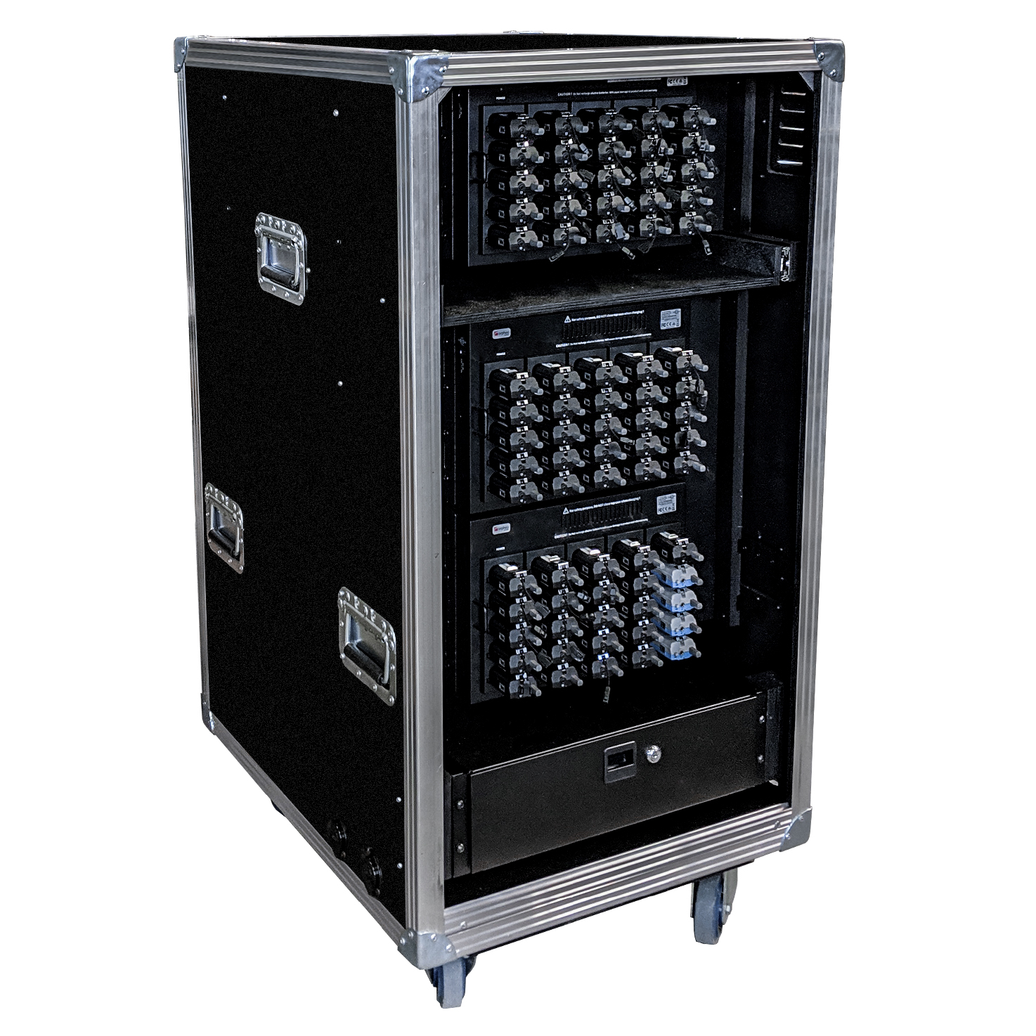 Coffre pour matériel audio de traduction simultanée